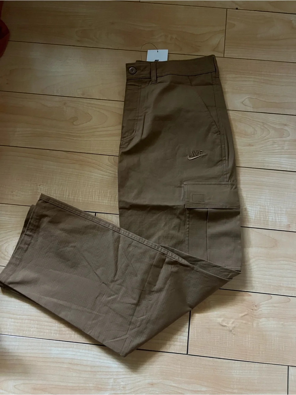 NIKE FZ5766-281 Men's Brown Cargo Pants 30x30 Standard Fit Straight Leg